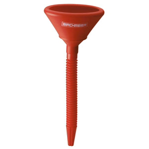 Funnel oval, red 19x12.5 cm, height 38 cm