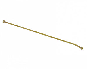 Spray tube curved 60 cm, without adjust. connect. G1/4"e on both sides