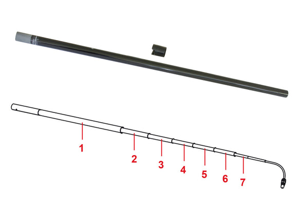 Tube section 2  for XL 8 S / XL 8 D