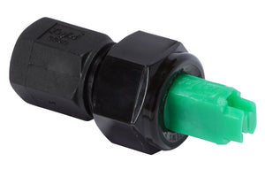 Anti-drift fanjet nozzles complete G1/4"i, AIXR 110015 VP Viton (green)
