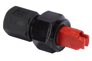 Anti-drift fanjet nozzles complete G1/4"i, AIXR 11004 VP Viton (red)